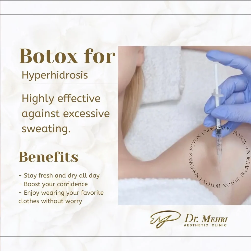Botox Underarm treatment for excessive sweating